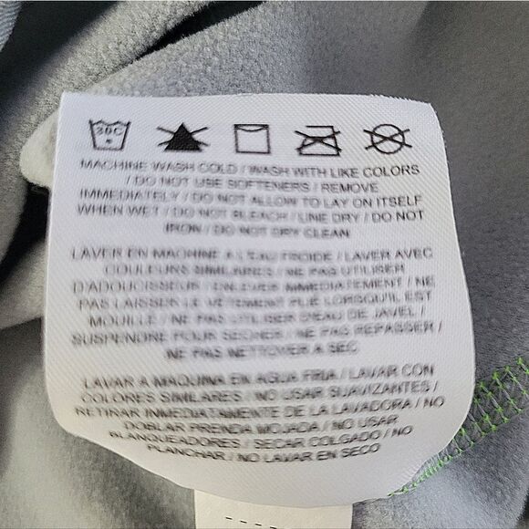 Nike Pro Women's Dri-FIT Half-Zip Gray Athletic Optic Illusion Running Pullover - Picture 13 of 15